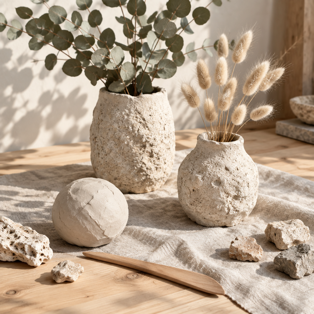 Paper Pulp & Faux Stoneware Decor Guide | Step-by-Step Illustrated Guide