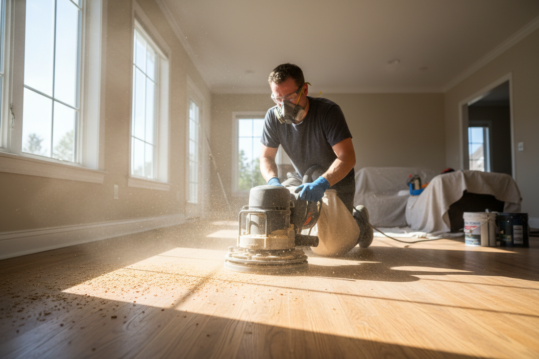 How to Sand Hardwood Floor