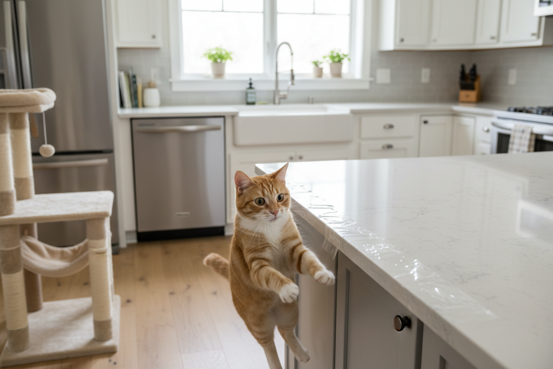 How to Keep Your Cat Off the Counter