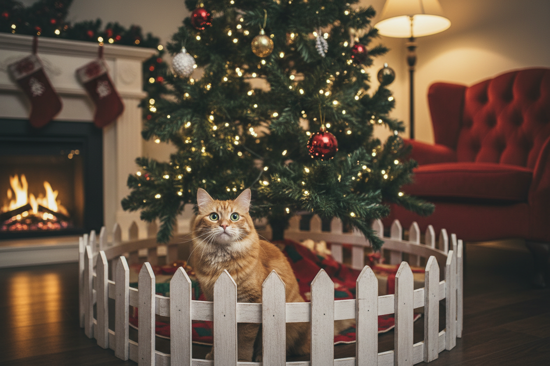 How to Keep Your Cat Out of the Christmas Tree