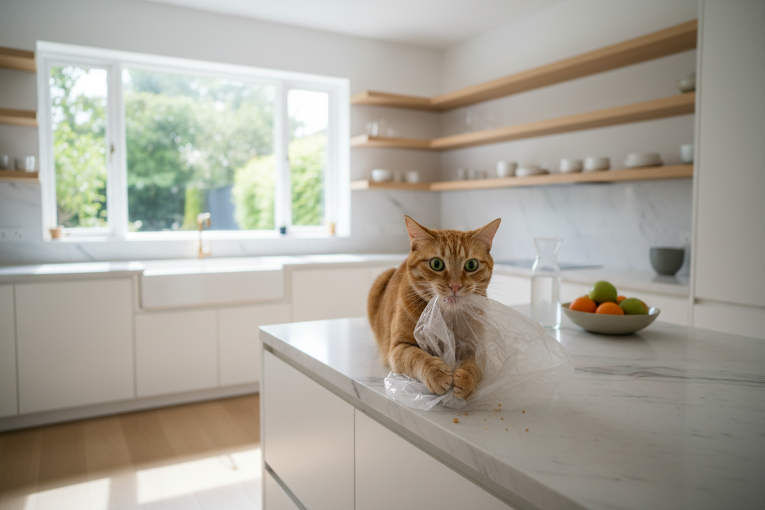 Why Does My Cat Eat Plastic?