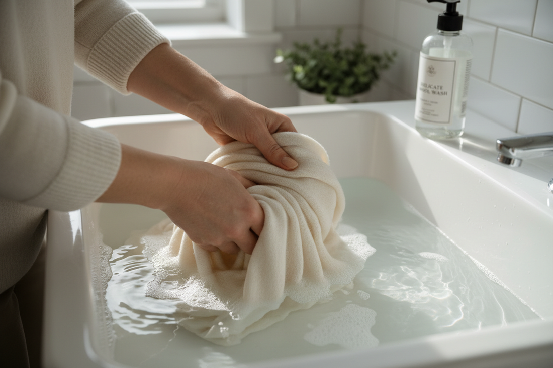 How to Wash a Cashmere Sweater at Home