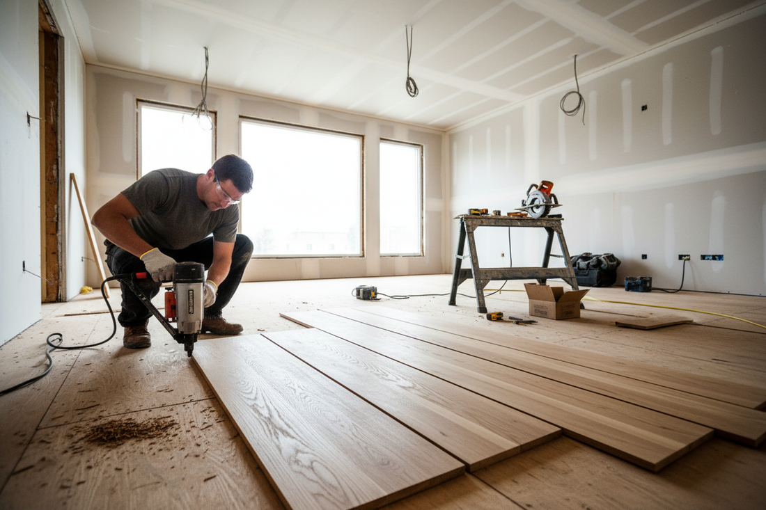 How to Install Hardwood Floor Over Subfloor