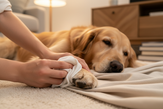 How to Clean Dog Paw Pads