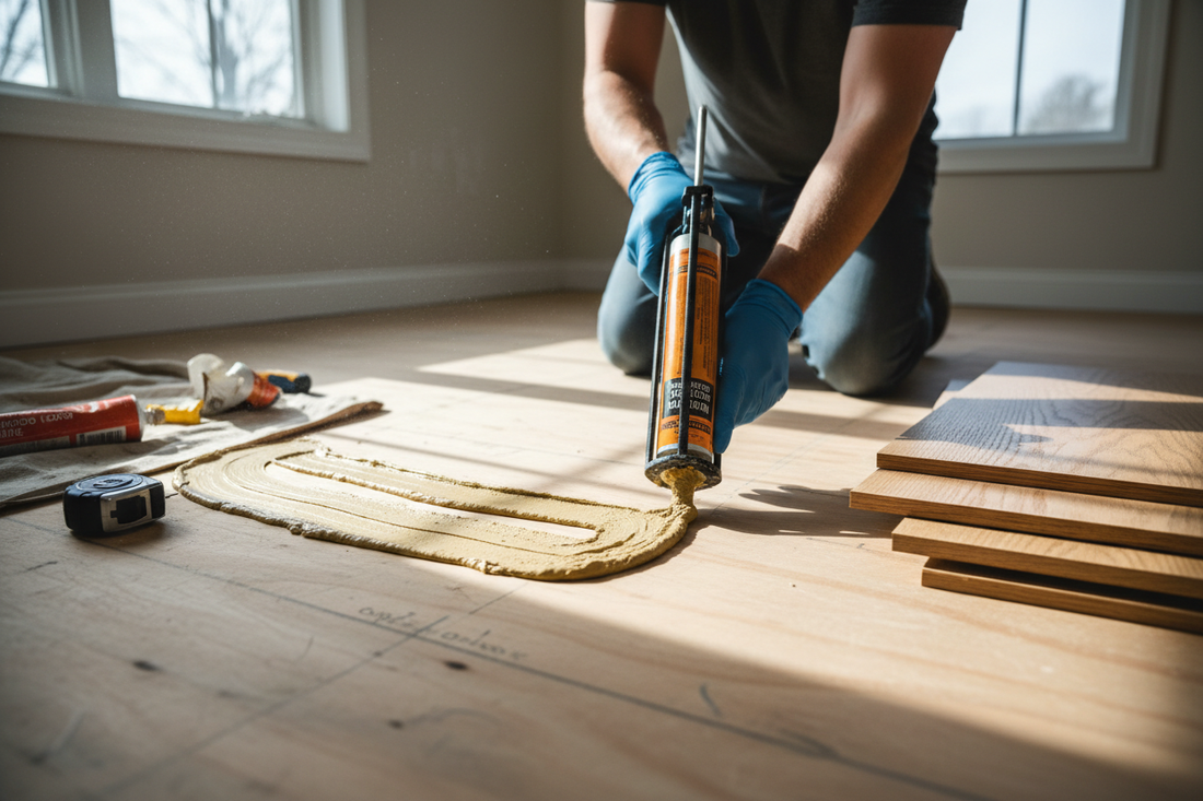 How to Glue Hardwood Floor
