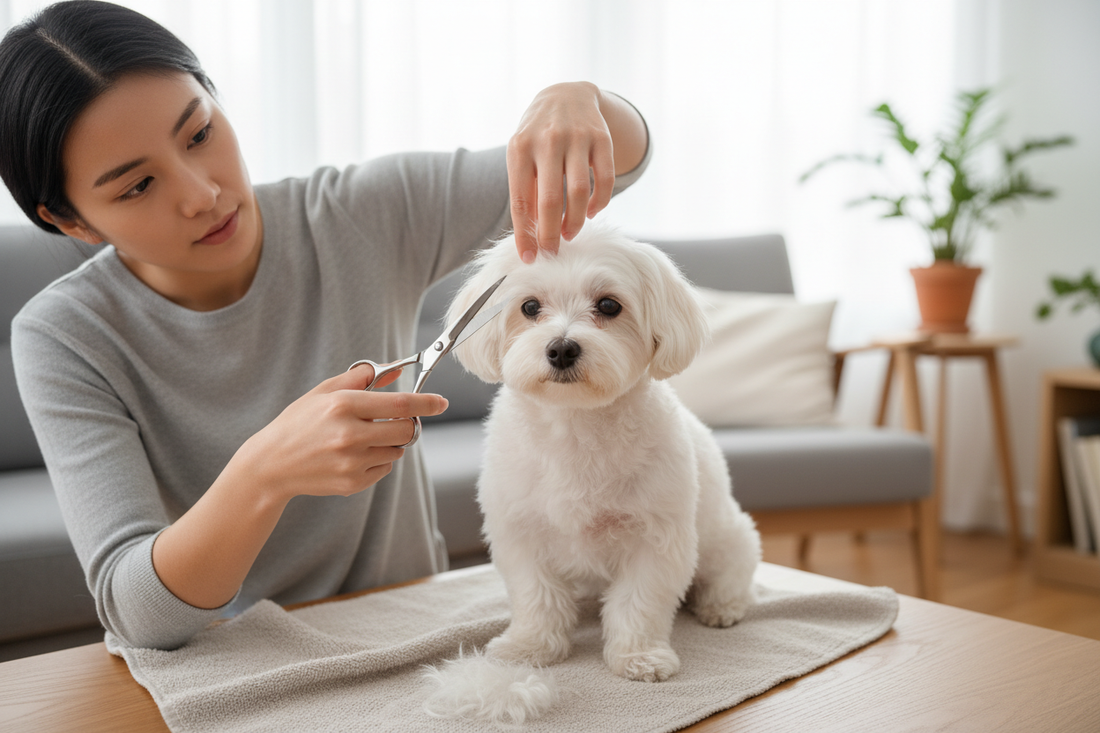 How to Trim Dog Fur Around Eyes