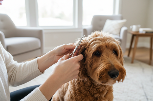 How to Trim Dog Fur Around Bottom