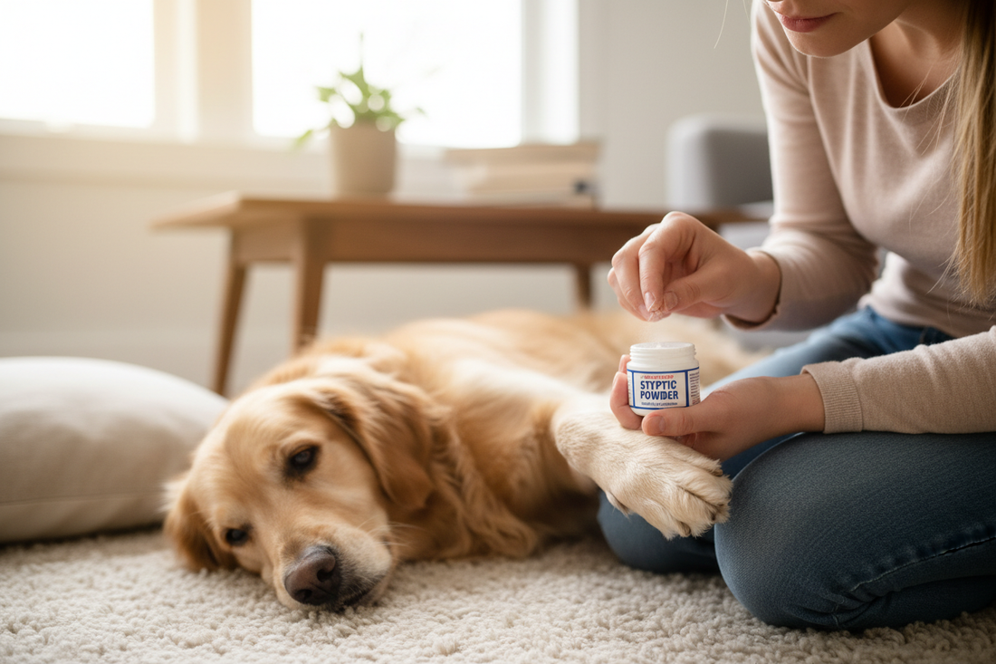 How to Stop a Dog Nail from Bleeding After Cutting