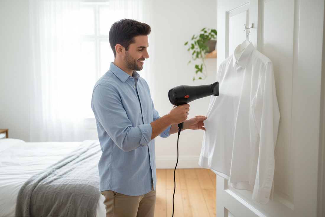 How to Remove Wrinkles with a Hair Dryer