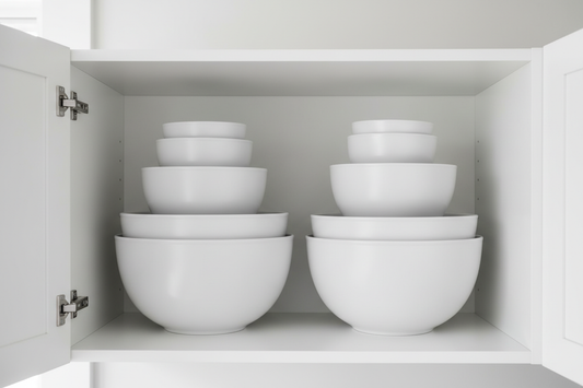 How to Organize Kitchen Cabinet with Mixing Bowls