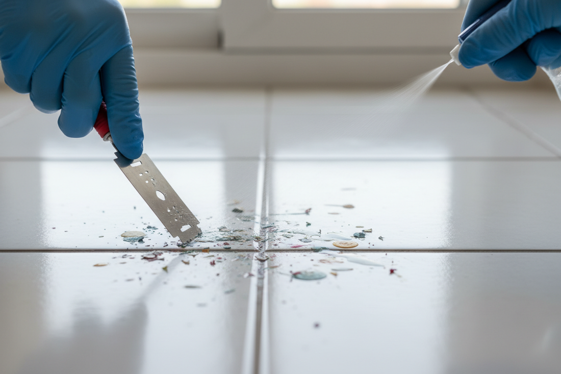 How to Clean Paint from Tile