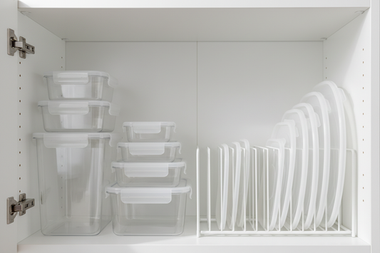 How to Organize Plastic Containers and Lids
