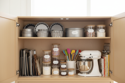 How to Organize Baking Supplies in Cabinet