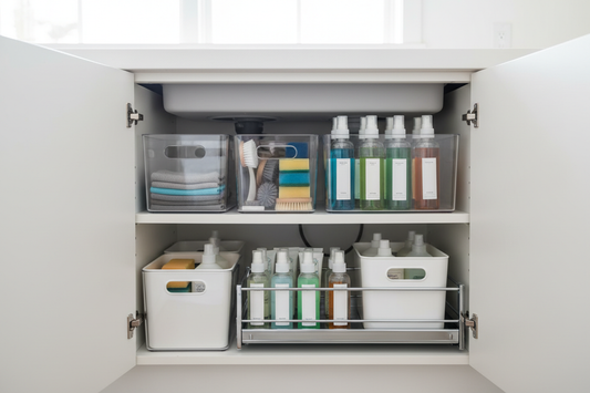 How to Organize Cleaning Supplies Under Sink