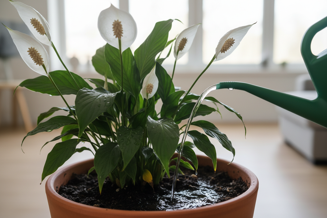 How to Water a Peace Lily Correctly