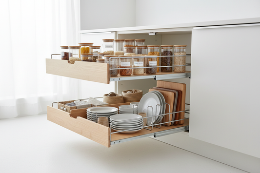 How to Use Pull-Out Cabinet Organizer