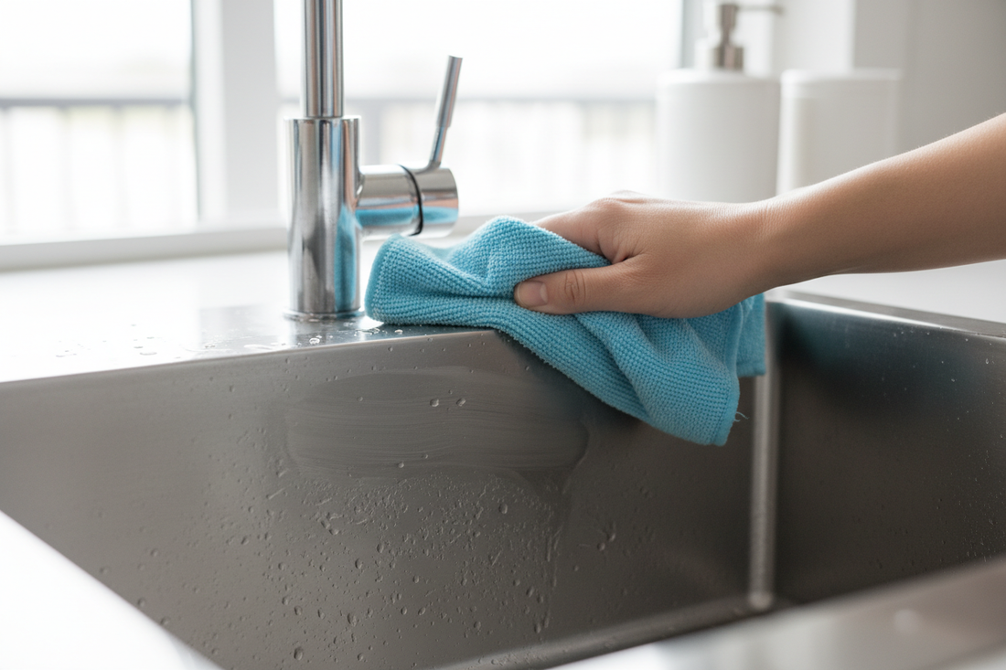 How to Remove Water Spots from Stainless Steel Sink