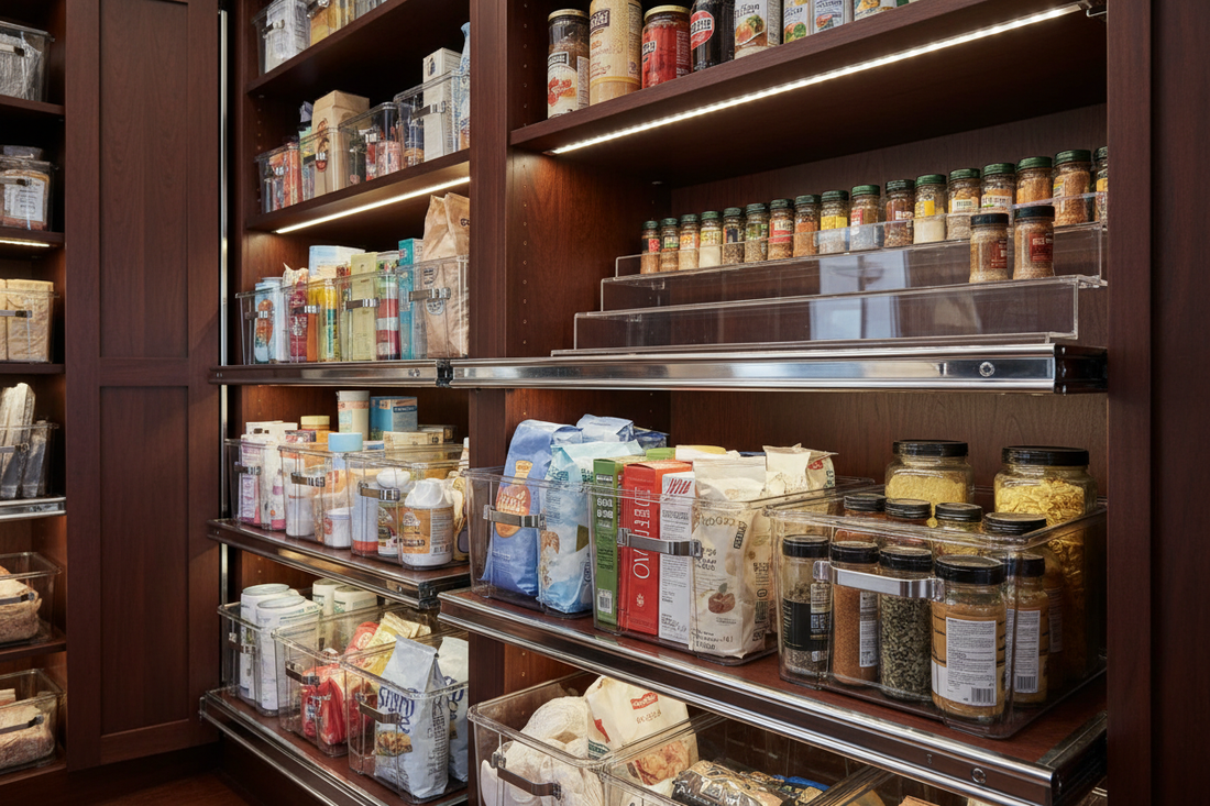How to Organize Kitchen Cabinets with Deep Shelves