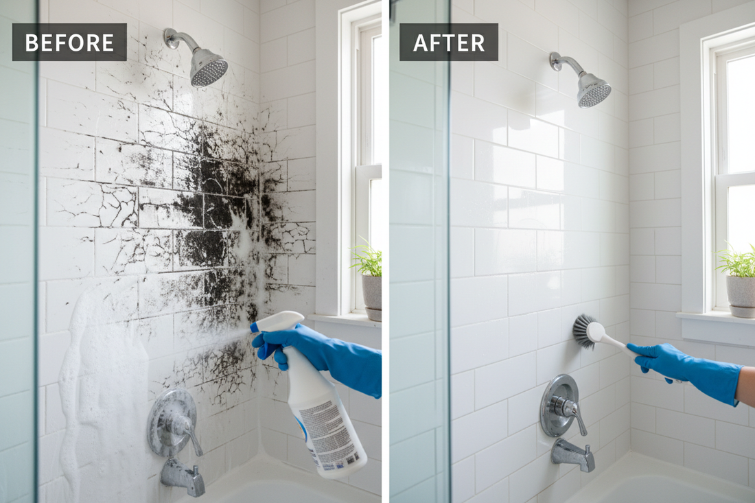 How to Remove Black Mold from Bathroom