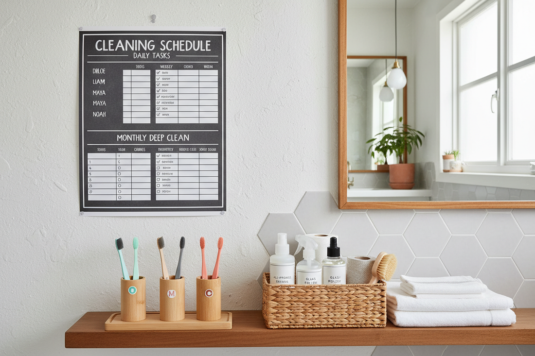 How to Clean a Shared Bathroom