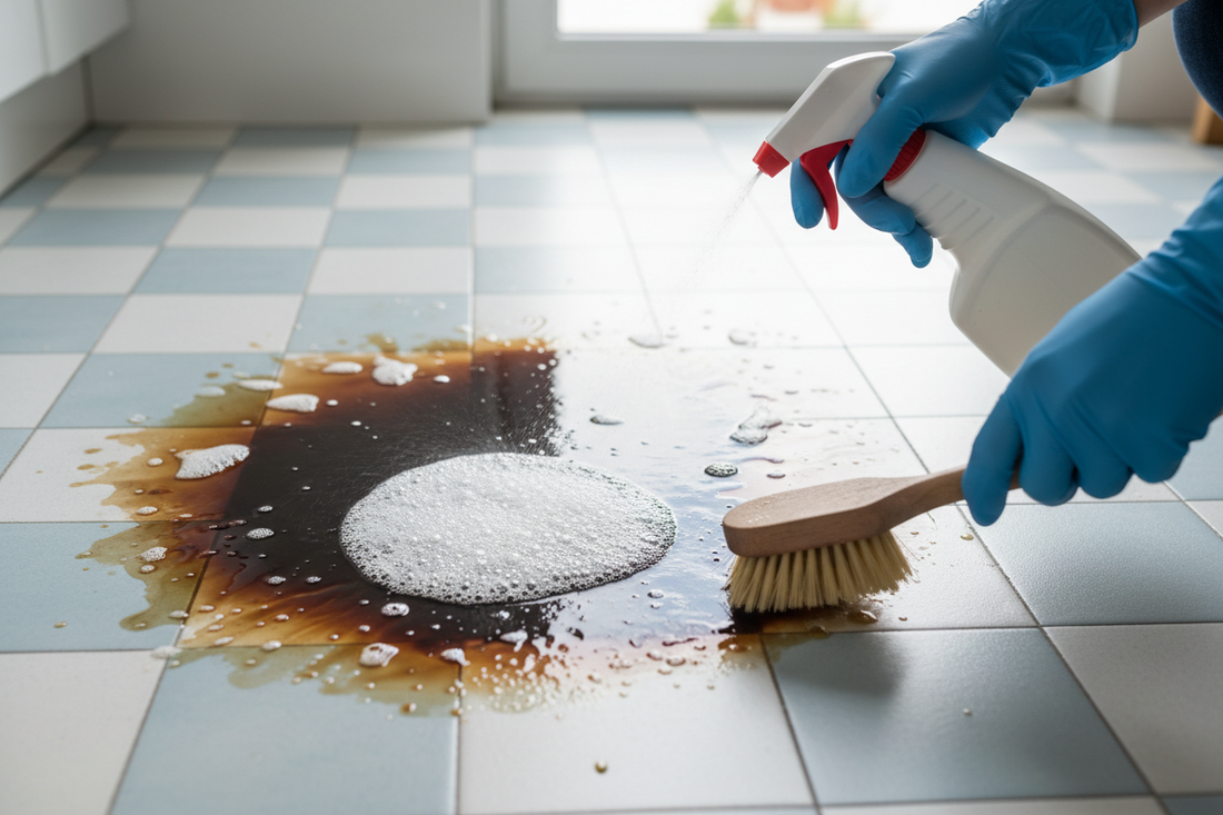 How to Remove Grease from Kitchen Floor