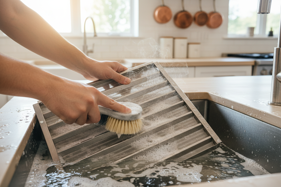 How to Clean Metal Range Hood Filters