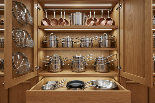 How to Organize a Kitchen Cabinet with Pots and Pans
