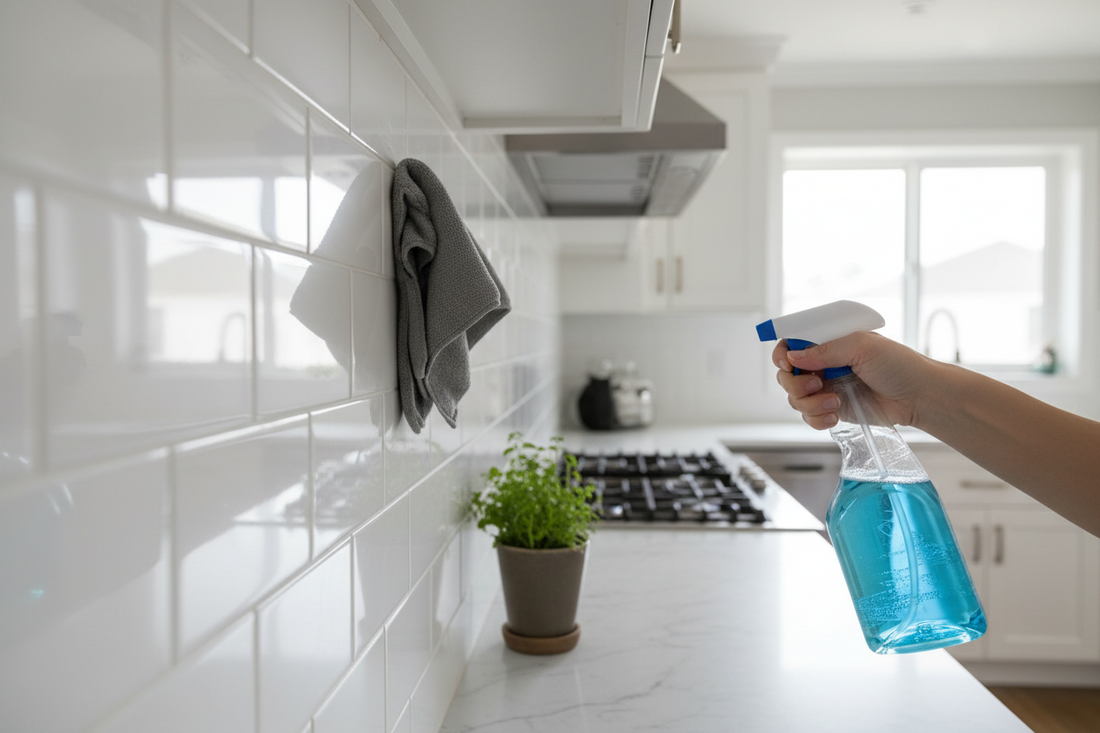 How to Clean a Kitchen Backsplash: Tile, Grout, and Every Material