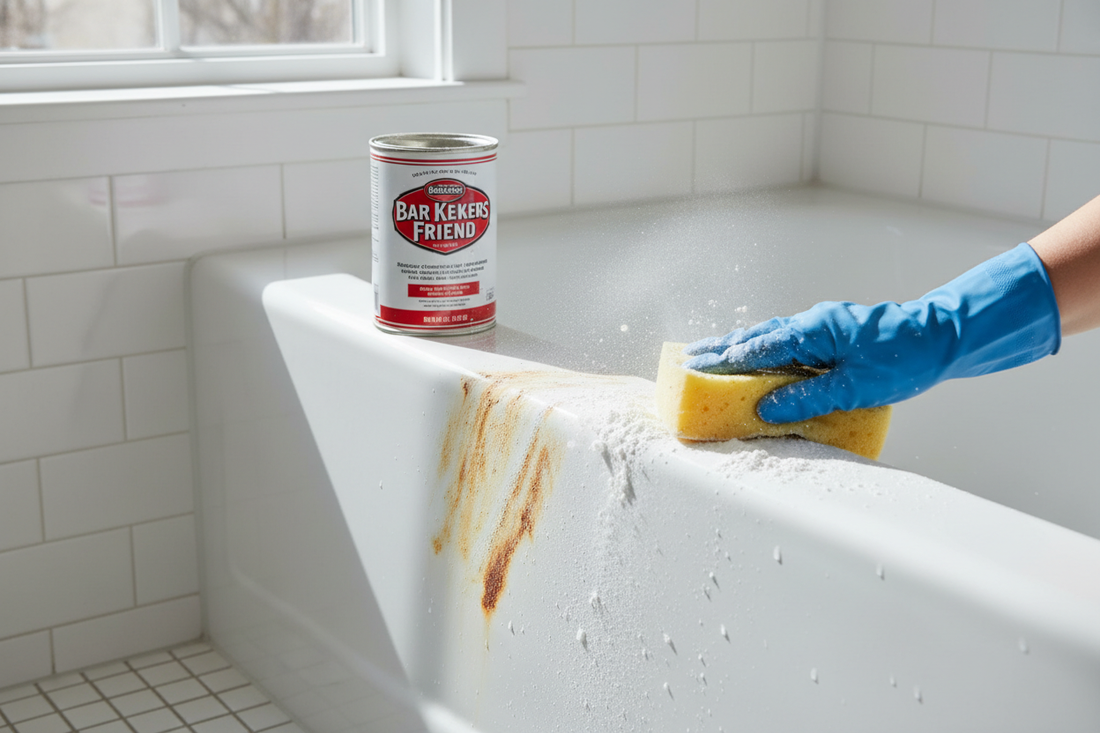 How to Remove Bathtub Stains (Yellow, Rust, and Soap Scum)