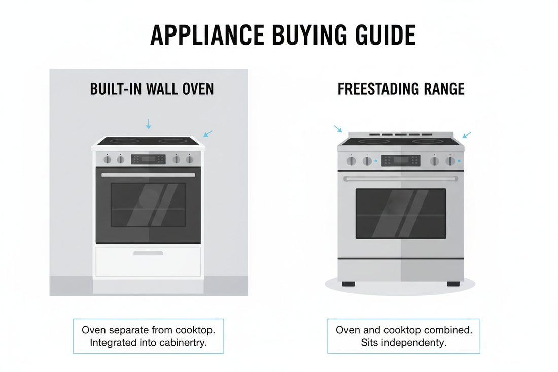 Built-in Oven vs Freestanding Range
