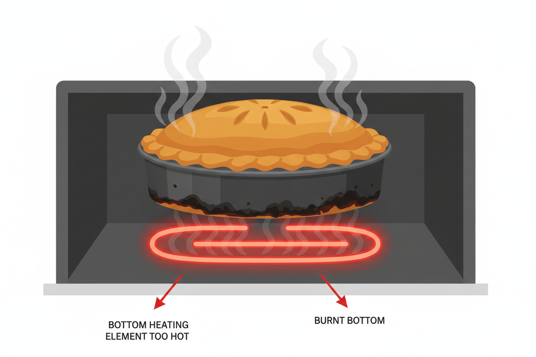 Why Is Food Burning on Bottom in Oven