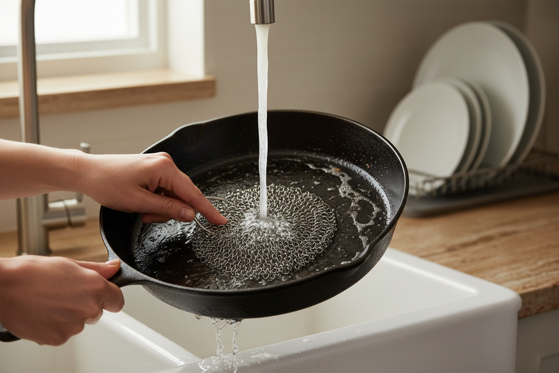 How to Clean a Cast Iron Pan (The Right Way, Without Ruining It)