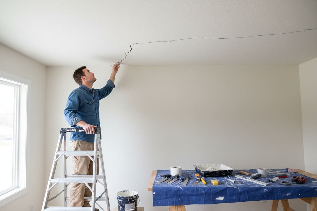 How to Fix a Crack in the Ceiling: A Complete Repair Guide for Every Crack Type