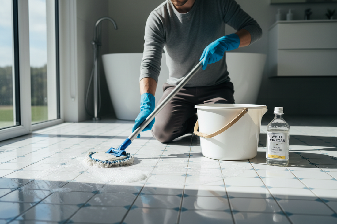 How to Clean Bathroom Floor Tiles and Grout