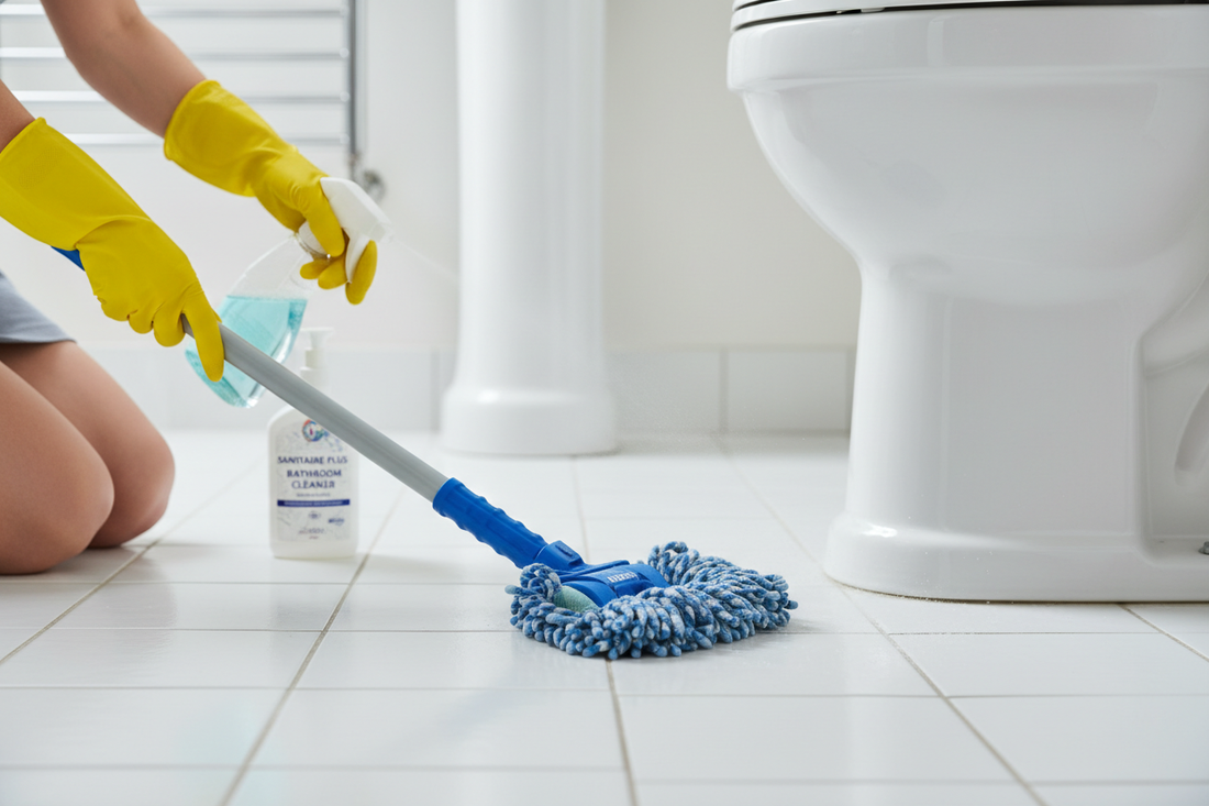 How to Clean Toilet Floor Around Base