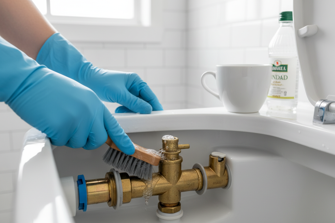 How to Clean Toilet Flush Valve