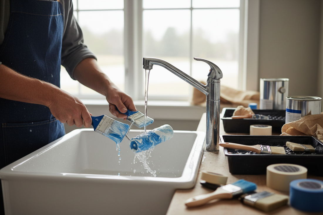 How to Clean Up After Painting: Brushes, Rollers, Trays, and Leftover Paint