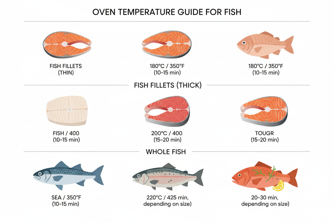 Oven Temperature Guide for Cooking Fish