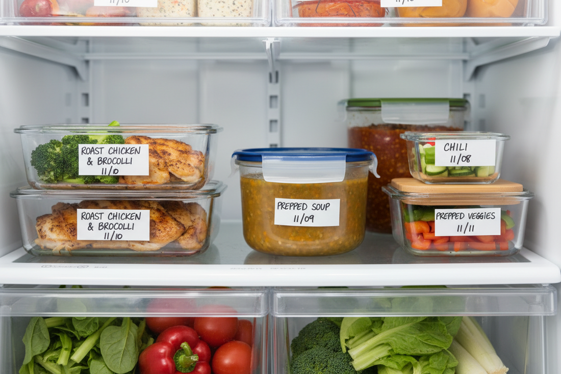 How to Label Food in Refrigerator