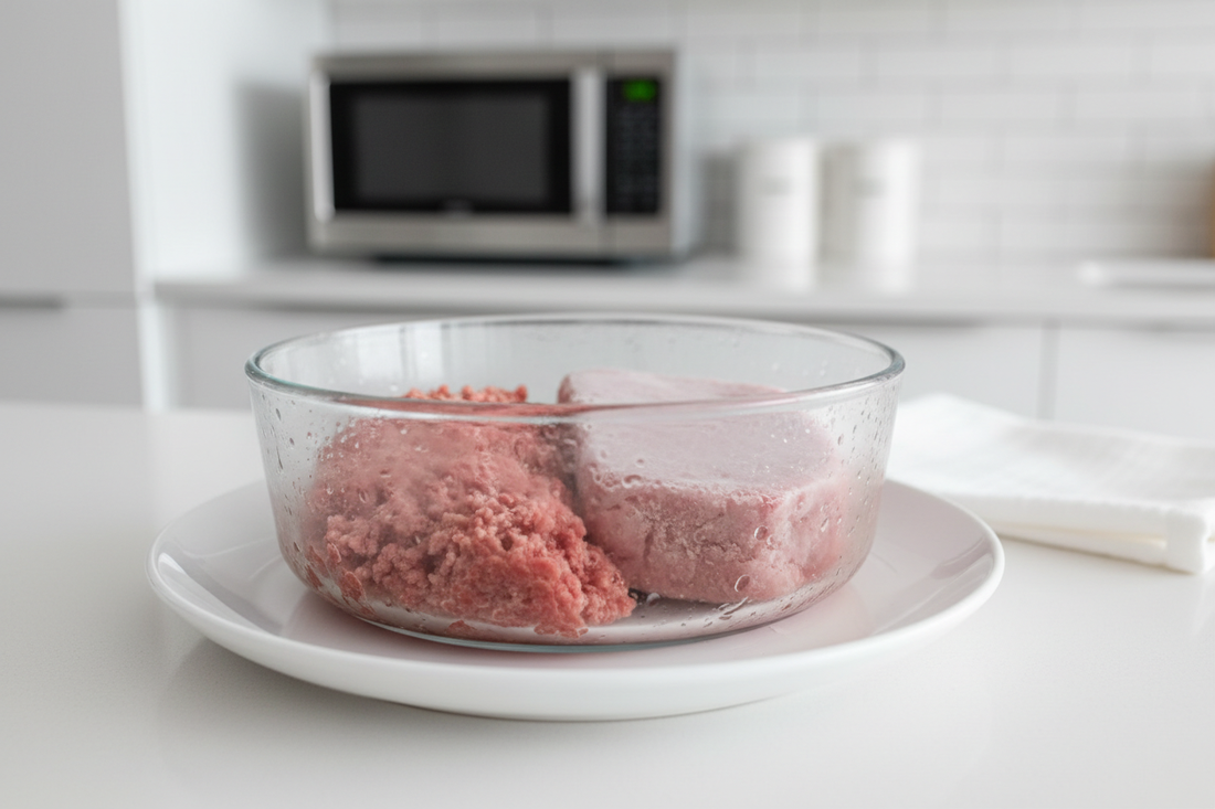 How to Defrost Ground Beef in Microwave