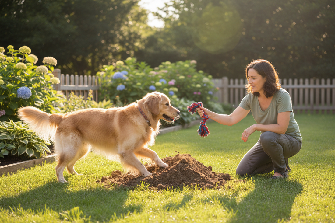 How to Stop Dog from Digging