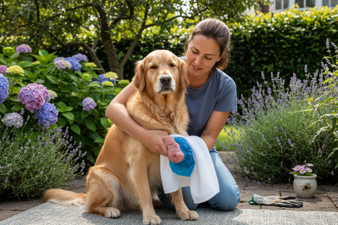 How to Treat a Dog Bee Sting at Home