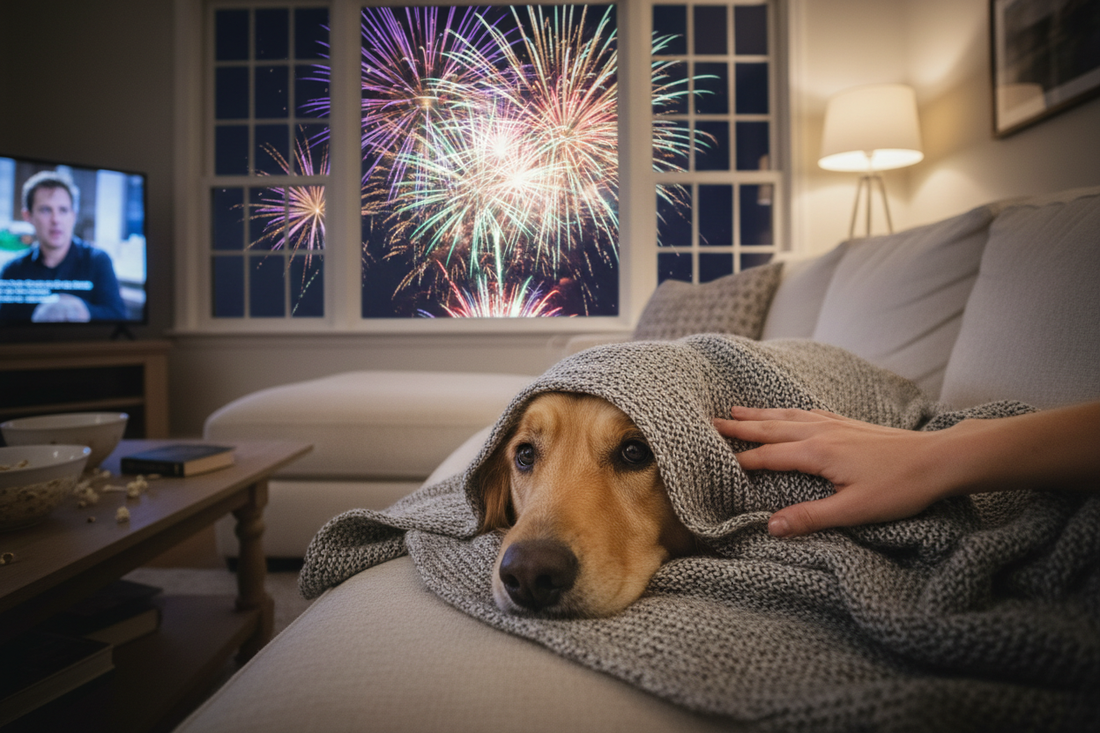 How to Calm a Dog During Fireworks