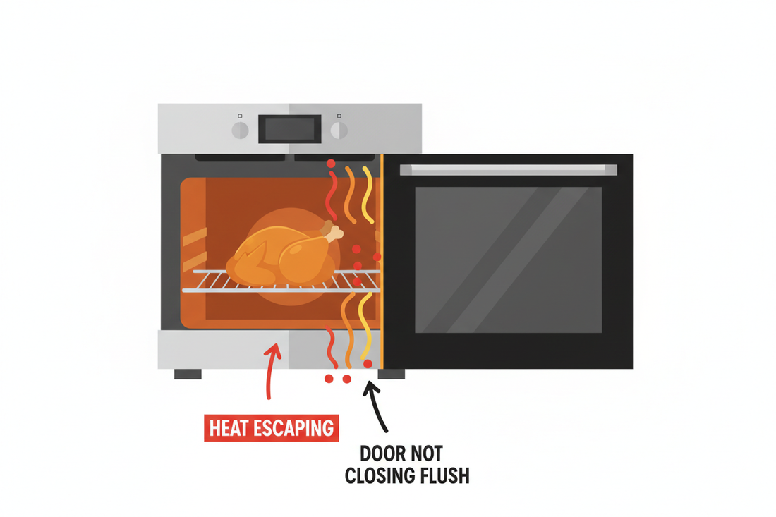 Why Is Oven Door Not Closing Flush