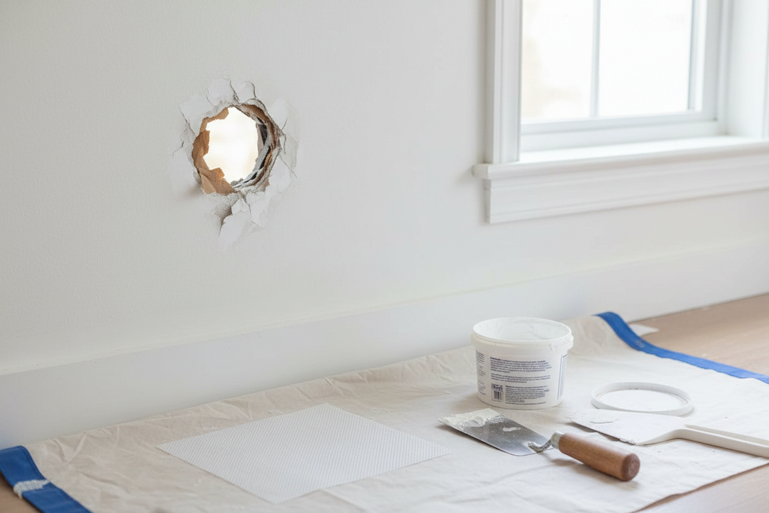 How to Fix a Hole in Drywall Left by a Doorknob: Step-by-Step Repair Guide