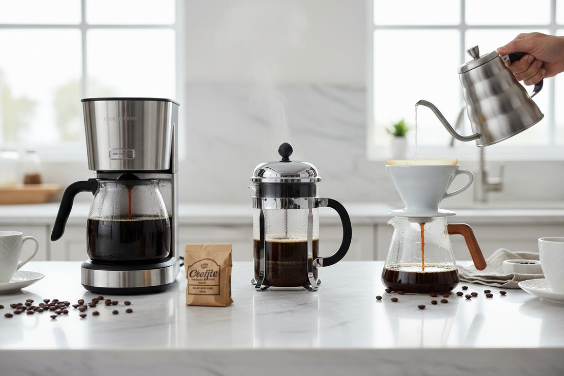 Drip Coffee Maker vs French Press vs Pour Over — Which Is Best?