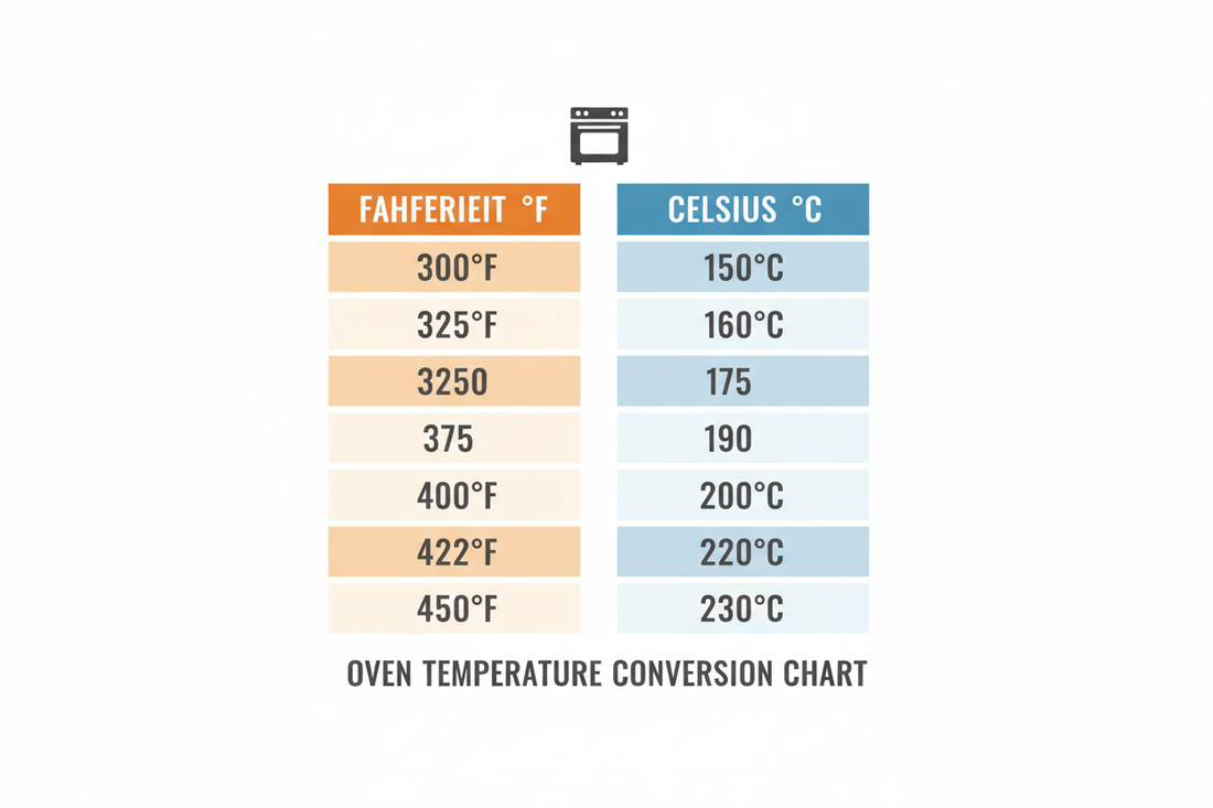How to Convert Fahrenheit to Celsius for Oven