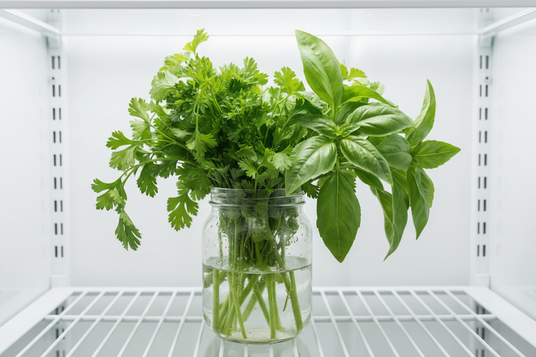 How to Store Fresh Herbs in Refrigerator