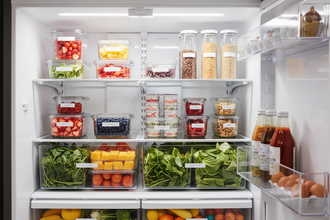 How to Organize Refrigerator with Containers