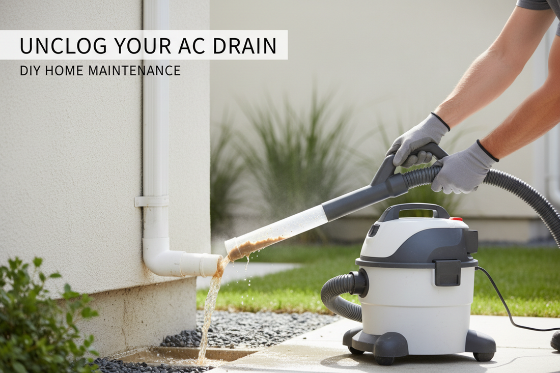 How to Unclog AC Drain Line